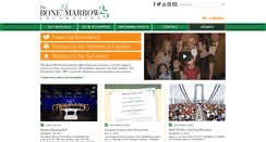 Desktop Screenshot of bonemarrow.org